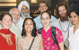 Gurinder Singh Mann among the beaming scholars from the US who are in Chandigarh for the six-week Summer Programme of Punjabi Studies.