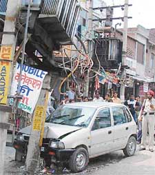 The accident drama enacted by the accused in Mamta murder case