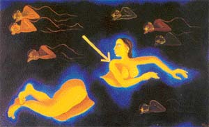 Arpana Caur depicts the legend through a womans eyes