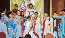 Participants at an international dance, fashion and folklore festival held at Hotel Lee Baron on Sunday