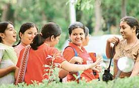 Freshers exchange notes of friendship at Government College, Sector 11, Chandigarh