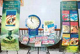 Harry Potter display at a bookshop in Chandigarh