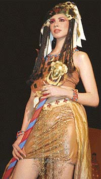 A file photo of a funky design of a NIFD student