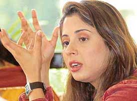 TV actress Sangeeta Ghosh in Chandigarh to promote her latest tele serial Rabba Ishq Na Hove on Friday