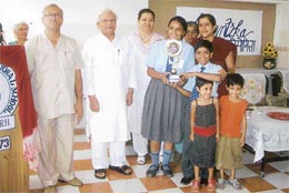 Winners of the debate competition organised by St Soldier International School, Sector 28, Chandigarh.