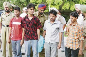 The accused who have been arrested in the theft case