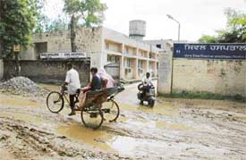 The condition of roads in Phillaur has gone from bad to worse in the monsoon