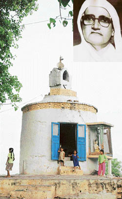 The Kasturba Seva Mandir, Rajpura, was set up by Bibi Amtus Salam (inset) after Partition. 