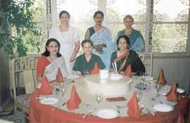 A file photo of the first meeting of the Sahayta Cancer Survivors Club in the summer of 2003.