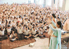 A maths workshop that was organised at BVM School in Ludhiana on Monday