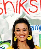 Bollywood actress and CRY Ambassador Preity Zinta at a function