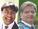 Lakshmi Mittal and Sir Gulam Noon