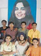 Promising astronauts at the Aeronautical Department, Punjab Engineering College, Sector 12,Chandigarh.