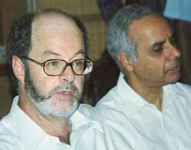 Israel’s Ambassador to India, Mr David Denieli, and Dean, University Instructions, Prof J.K. Gupta, at Panjab University, Chandigarh