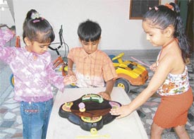 Beyblade toys have caught the imagination of city kids
