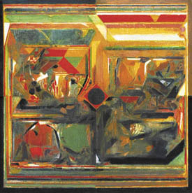 A painting by S.H. Raza