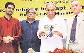 The book, The Butcher of Amritsar, being released at the CII, Sector 31, Chandigarh, on Sunday