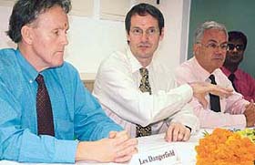 New team of Directors, British Council of India, was in Chandigarhs British Library, Sector 9, for an introductory visit