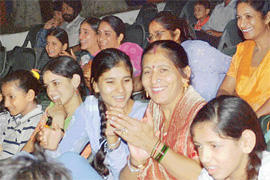 Music casts its spell on audiences at the AWWA Week celebrations at the Vajra Shakti Institute in Jalandhar recently. 