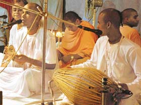 JANMASHTAMI CELEBRATION: Kirtan at Iskcon-Hare Krishna Dham in Sector 36, Chandigarh
