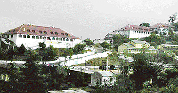 A view of the Army Public School, Dagshai