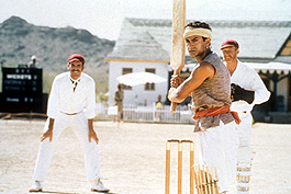 In Ashutosh Gowarikers Lagaan, Bhuvan and his friends defeat the British at their game