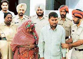 Madhuri and Kesri Chauhan, who were arrested by the police in Ludhiana.