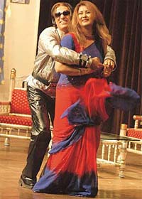 Actors Sooraj Thapar and Poonam Dhillon strike a winning combination as they enact their roles in Nitin Jagdisshs play The Perfect Husband, staged at Tagore Theatre