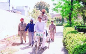 Prof S.L. Sainis Haryana Environmental Society is spearheading the green campaign in the Yamunanagar area