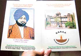 The 97-year old descendant of Sardar Sahib, Harbans Singh Majithia, in his library. Photos: Rajiv Sharma