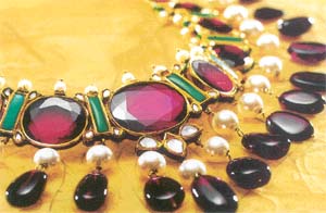Tusheeta Kurien and the jewellery she had designed