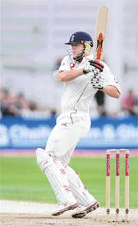 Englands Andrew Flintoff established himself as a top-class all-rounder