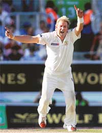Spin wizard Shane Warne was easily the best performer for Australia with 40 wickets 