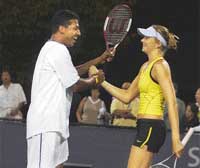 Mahesh Bhupathi and Daniela Hantuchova gelled superbly to win the mixed doubles title