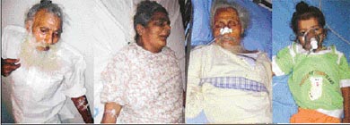 Three devotees who were drugged by miscreants at the Chhapar Mela and a child who fell unconscious at the mela site were admitted to separate hospitals in Mandi Ahmedgarh on Friday