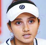 Sania Mirza addresses a press conference in Kolkata on Saturday