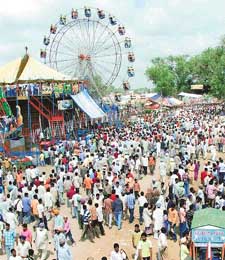 A view of the Chhapar Mela