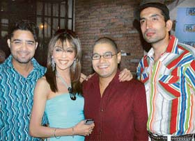 From left: Rahul Dutta, Ramneek Pantal, Ajay Bisht and Sunil Mann at a modelling workshop in Chandigarh