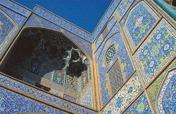 The Blue Mosque of Esfahan is mesmerising
