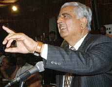 Jammu and Kashmir Chief Minister Mufti Mohammad Sayeed speaking in the legislative Assembly complex in Srinagar on Tuesday. 