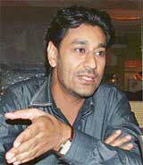 Punjabi singer Harbhajan Mann at a press conference in Ludhiana on Tuesday