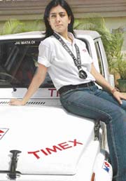 Motor rallyist Divya Miglani