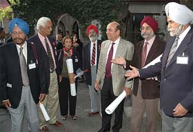 Sanawarians of the 1955 batch at the special assembly at the school