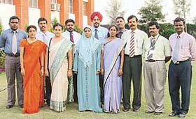 Sri Lankan students and faculty members along with Dr K.N.S. Kang, Director PCTE, in Ludhiana