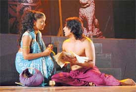 A scene from play Zen katha