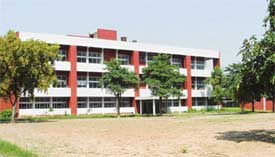 The building of PAU that was given to Guru Angad Dev Veterinary University in Ludhiana