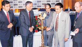 Mr Justice Ashok Bhan, Supreme Court Judge, Mr Justice D.K. Jain, Chief Justice of the Punjab and Haryana High Court, and Mr Justice A.K. Sikri at a conference on dispute prevention and resolution in Ludhiana on Saturday