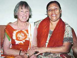 Poonam Kalra with Susan Milne