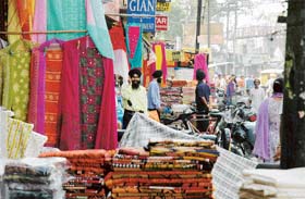 Encroachments on the Katchery Road in Ludhiana