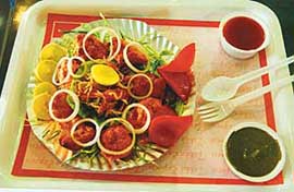 MOUTH WATERING: Chandigarh's favourite Chicken Tikka makes for a pleasing foodie picture